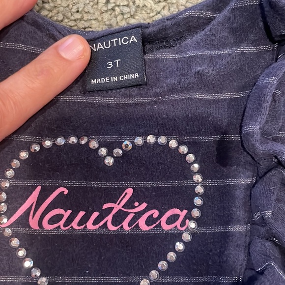 Nautical Ruffle Peplum - Picture 2 of 3